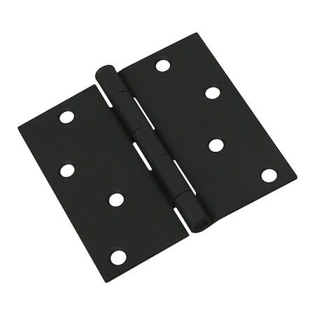National Hardware National Hardware 4 in. L Black Door Hinge 1 pk N241-208